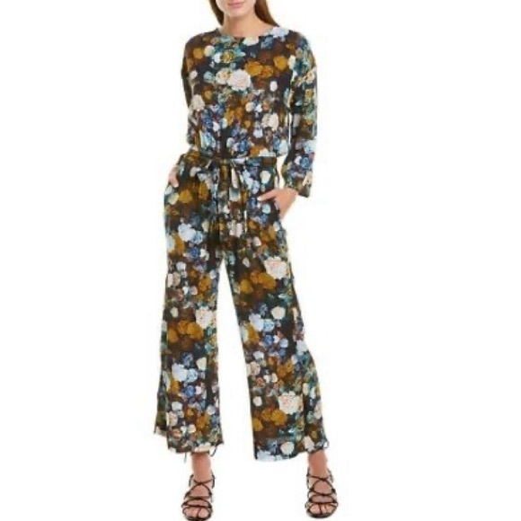 Anthropologie Pants - NWOT Anthropologie The Odells Lola Floral Pants Romper Jumpsuit Size XS